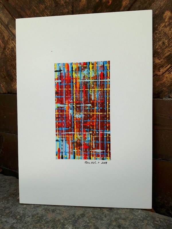 o.T. 10 2018 34×24 Acryl-Lack auf LW, SOLD 
